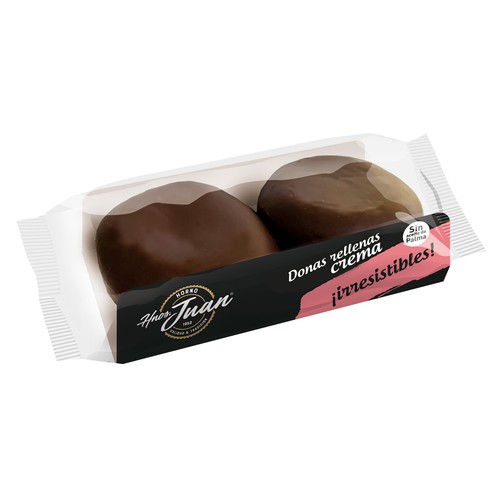 HNOS. JUAN Rosquillas rellenas de crema 184 g.