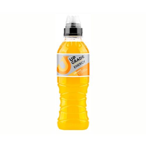 UPGRADE Bebida refrescante sabor naranja con guaraná y cafeina botella 0,5 l