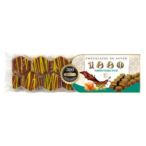1880 Turrón de chocolate Dubai 200gr