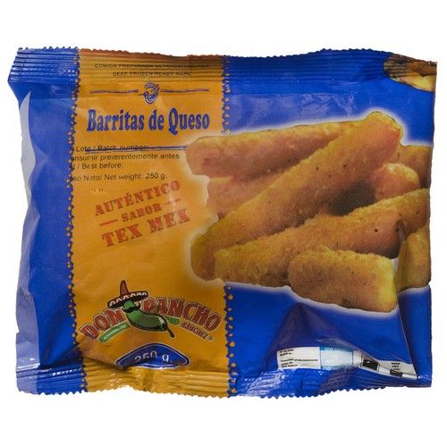 DON PANCHO Barritas de queso con sabor tex-mex 250 g.
