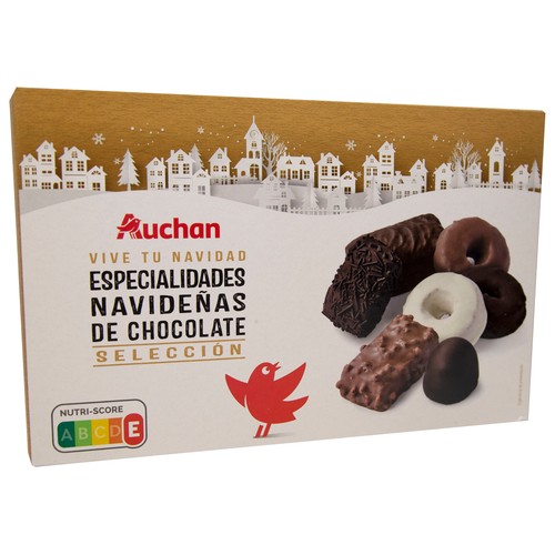 PRODUCTO ALCAMPO Especialidades Navideñas de chocolate 340 g.