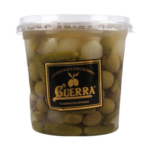 Aceitunas coctel. manzanilla GUERRA 805 g.