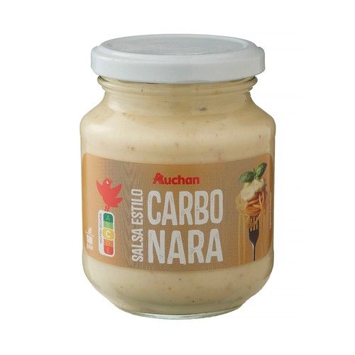 PRODUCTO ALCAMPO Salsa carbonara PRODUCTO ALCAMPO 350 g.