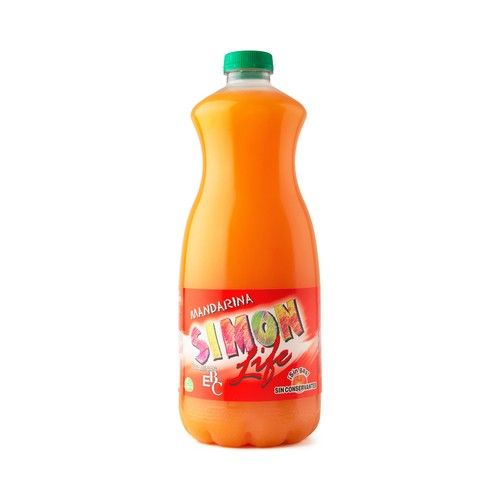 SIMON LIFE Refresco refrigerado de mandarina botella de 1,5 l.
