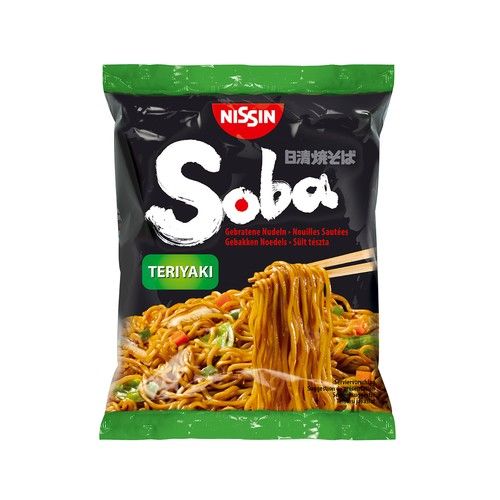 NISSIN SOBA Teriyaki Fideos Orientales (noodles) bolsa110 g.