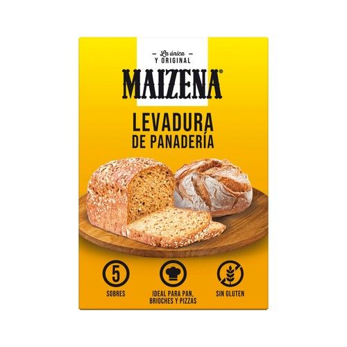 MAIZENA Levadura panadera 5 uds. 27, 5 g.
