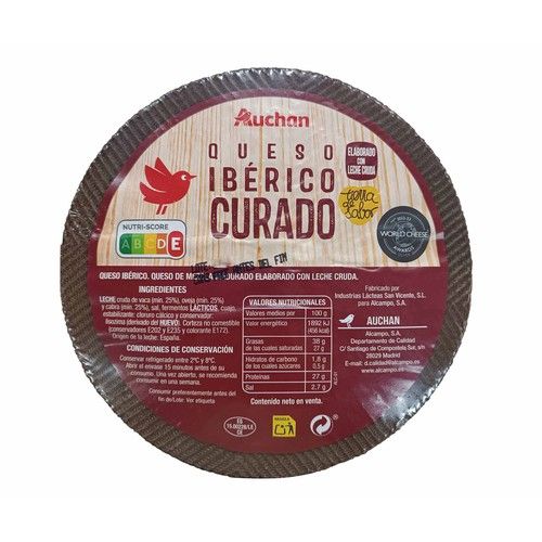 AUCHAN Queso mezcla curado Producto Alcampo