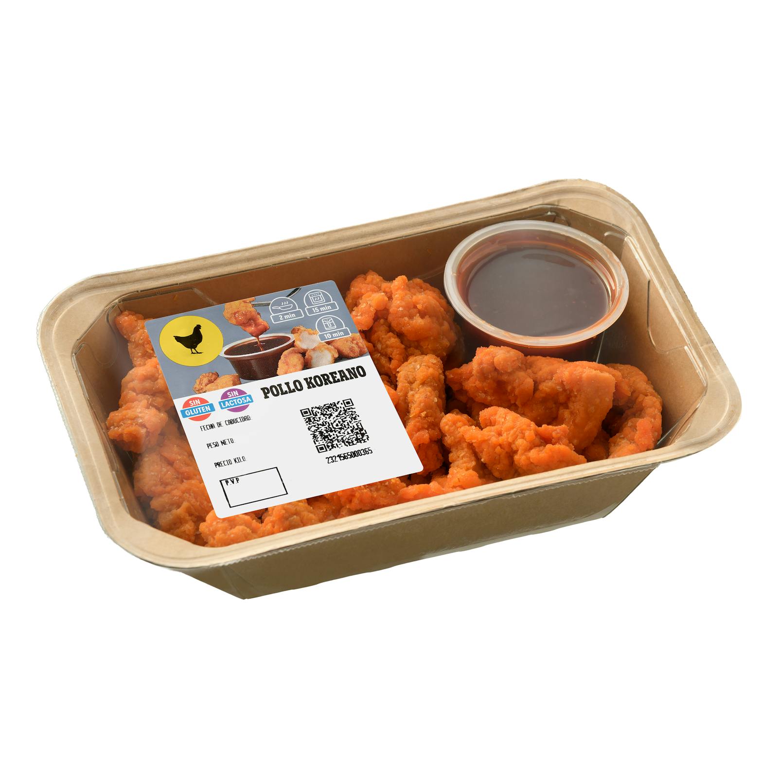 Pollo Koreano con salsa