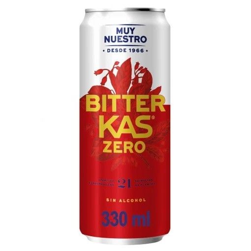 Bitter Kas zero lata 33 cl.