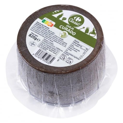 Queso de oveja curado Carrefour 820 g