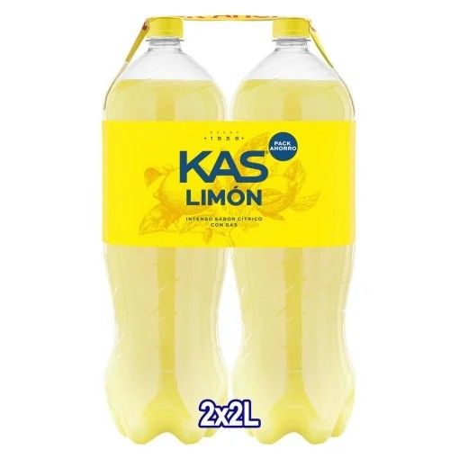 Kas de limón pack de 2 botellas de 2 l.