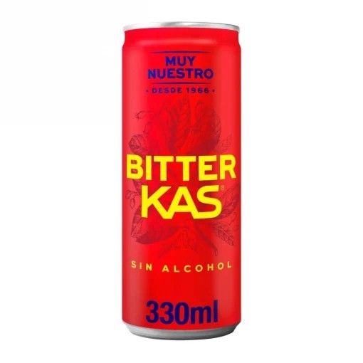 Bitter Kas sin alcohol lata 33 cl.