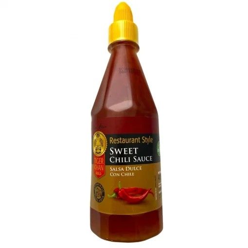 Salsa dulce con chilli Tiger Khan Gold 435 ml.