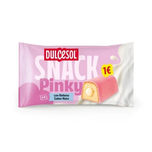 Flaminguitos con leche Dulcesol 3 ud.