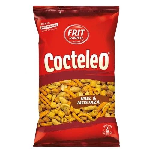 Coctel de frutos secos sabor miel y mostaza Frit Ravich sin gluten 300 g.