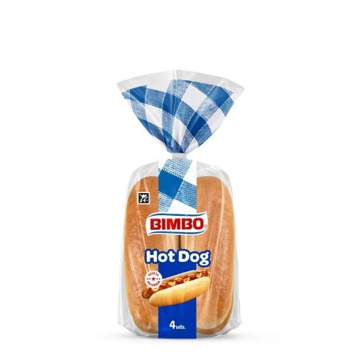 Pan hot dog Bimbo 4 ud.