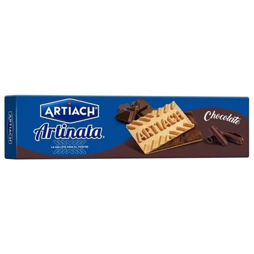 Barquillos rellenos de crema de chocolate Artiach Artinata 210 g.