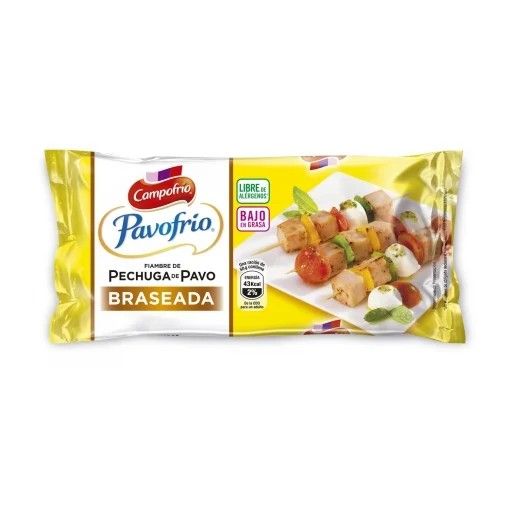 Fiambre de pechuga de pavo braseada Mini Pavofrío Campofrío sin gluten y sin lactosa 340 g
