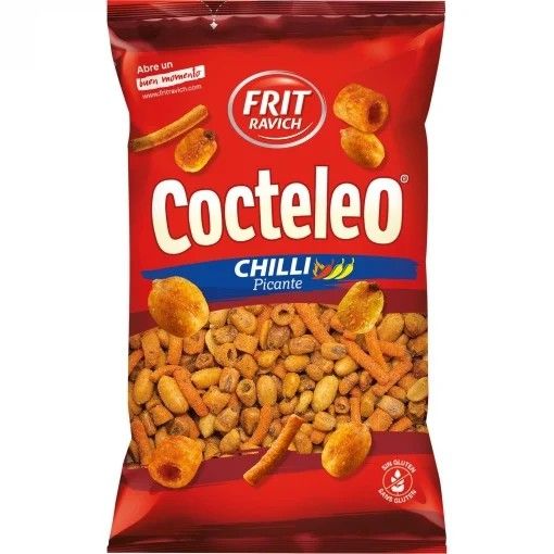 Cocktail de frutos secos sabor chilli Cocteleo sin gluten 300 g.