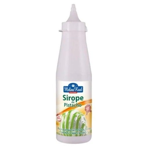 Sirope de pistacho Molino Real sin gluten 300 g.