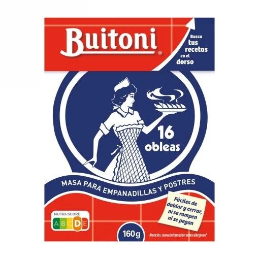 Masa para empanadillas y postres Buitoni 160 g.