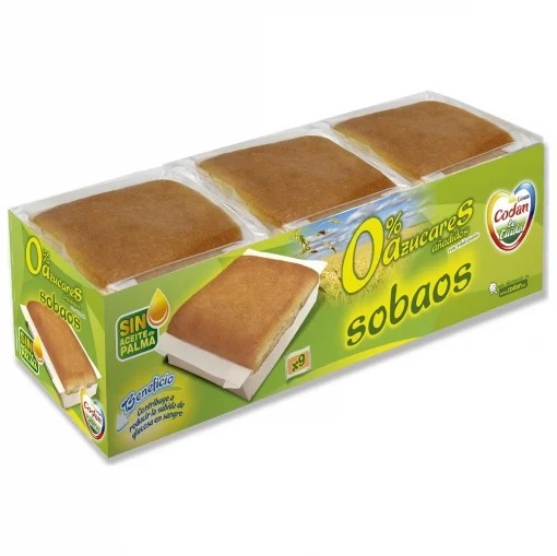 Sobaos sin azúcar añadido Codan 9 ud.