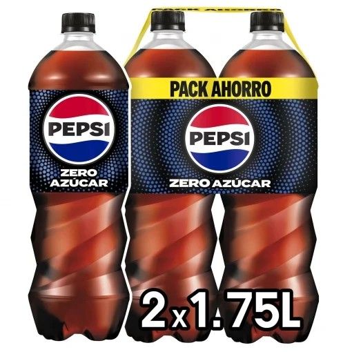 Pepsi zero azúcar pack 2 botellas 1,75 cl.