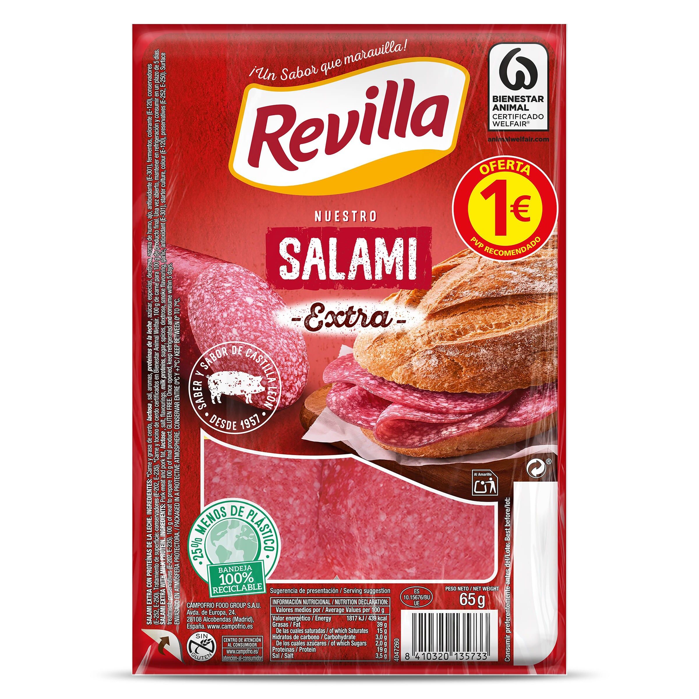Salami extra Revilla 65 g