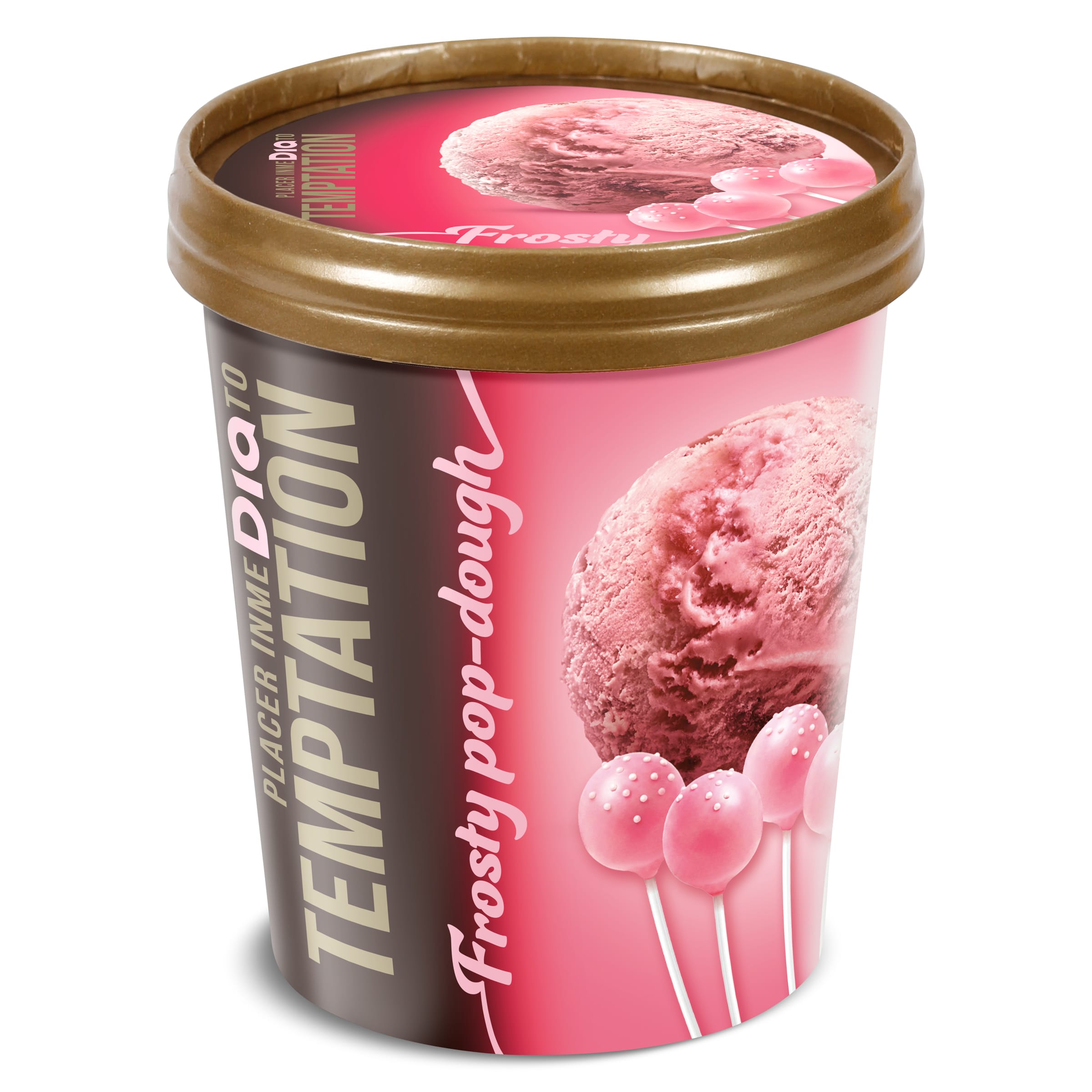 Tarrina helado frosty pop - dough Dia Temptation 350 g