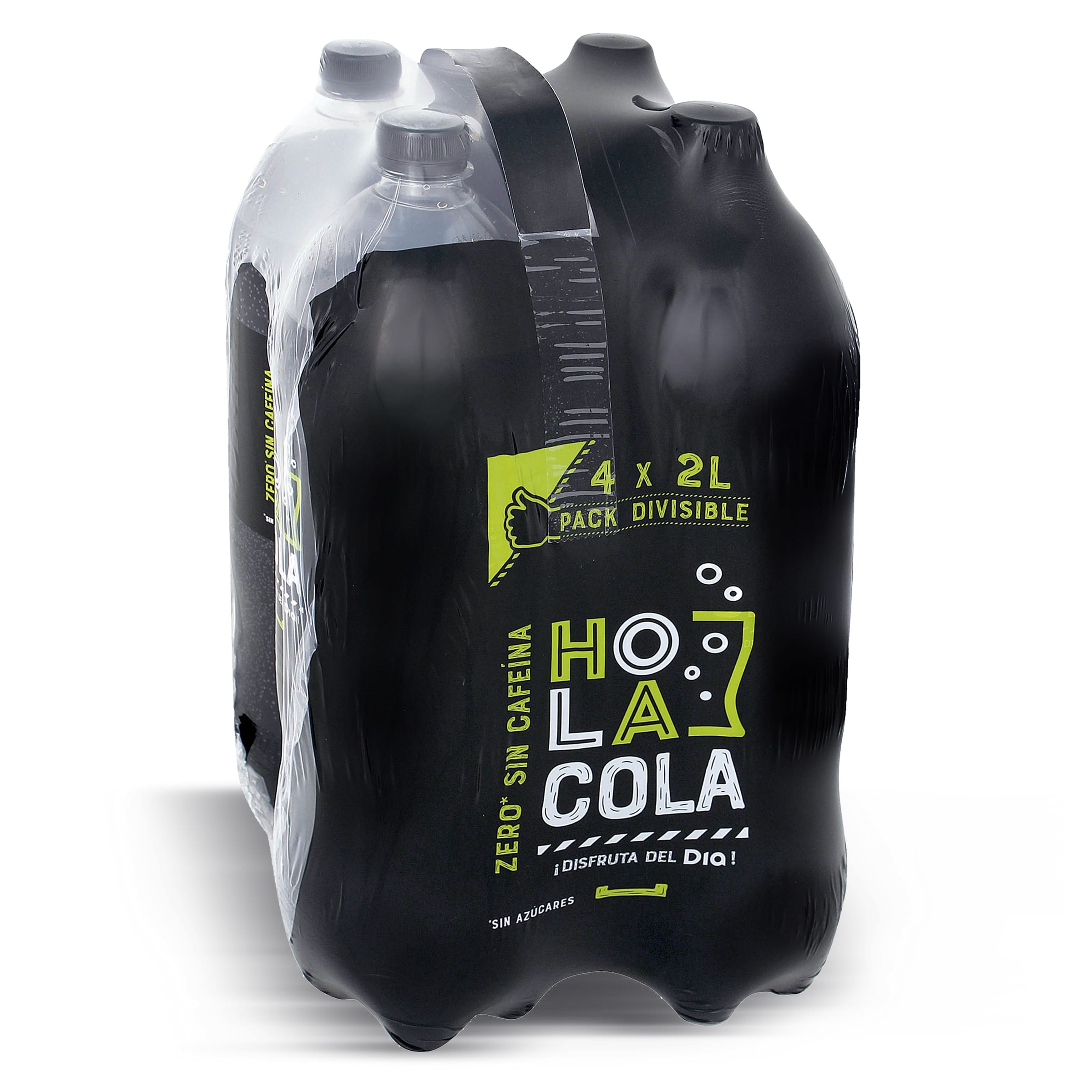 Refresco de cola zero sin cafeína Dia Hola Cola 4 x 2 L