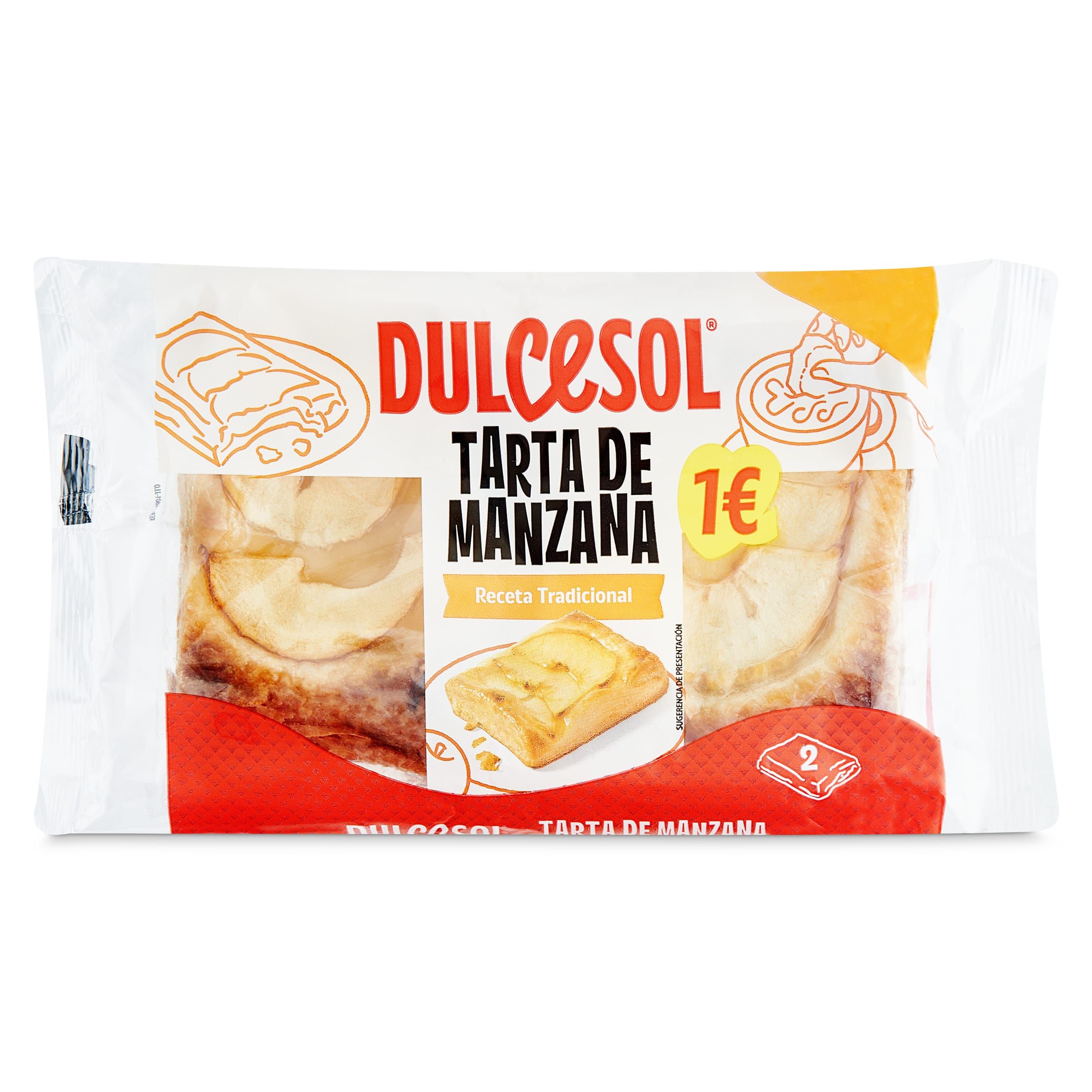 Tarta de manzana Dulcesol bolsa 135 g