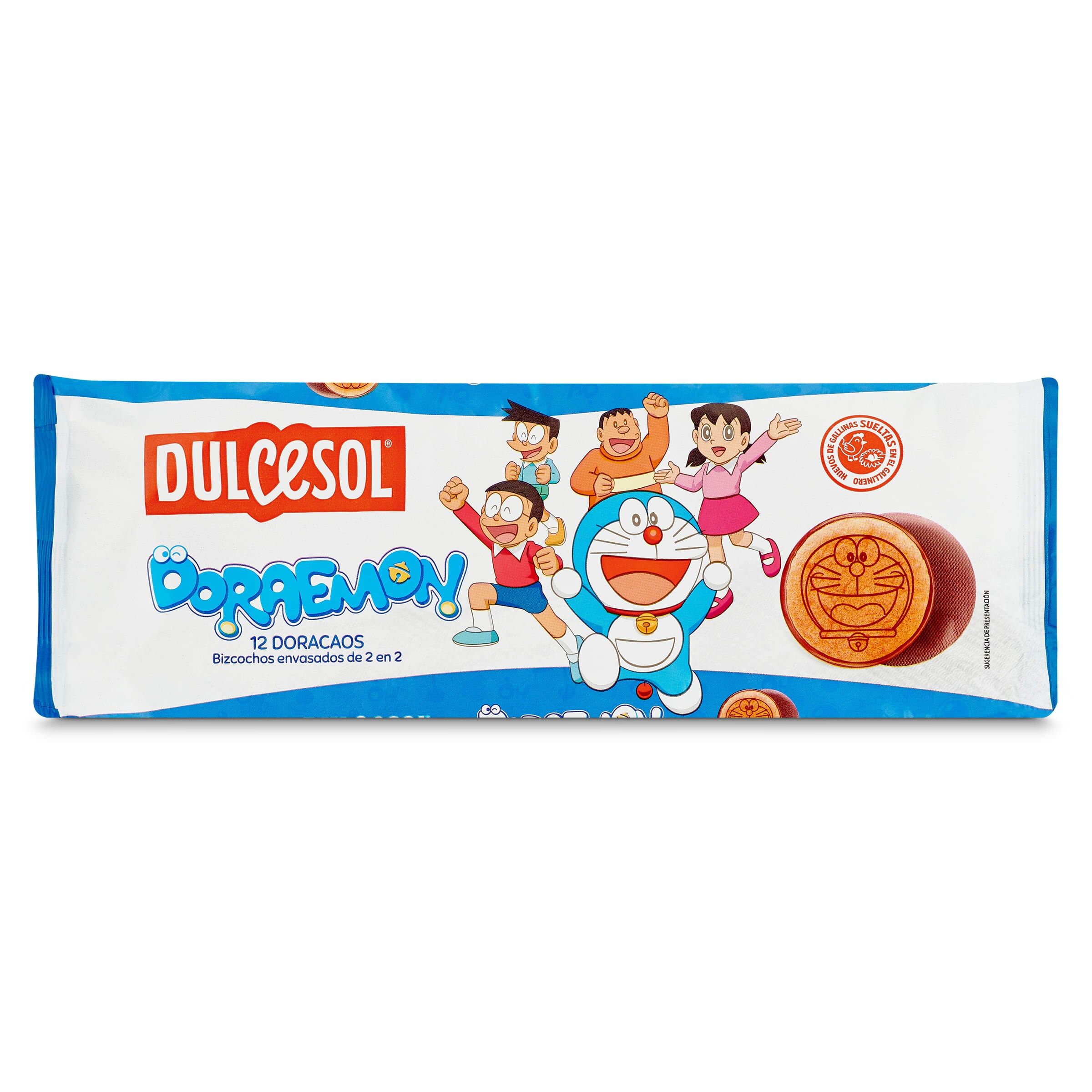 Mini lunas de cacao Doraemon Dulcesol bolsa 180 g