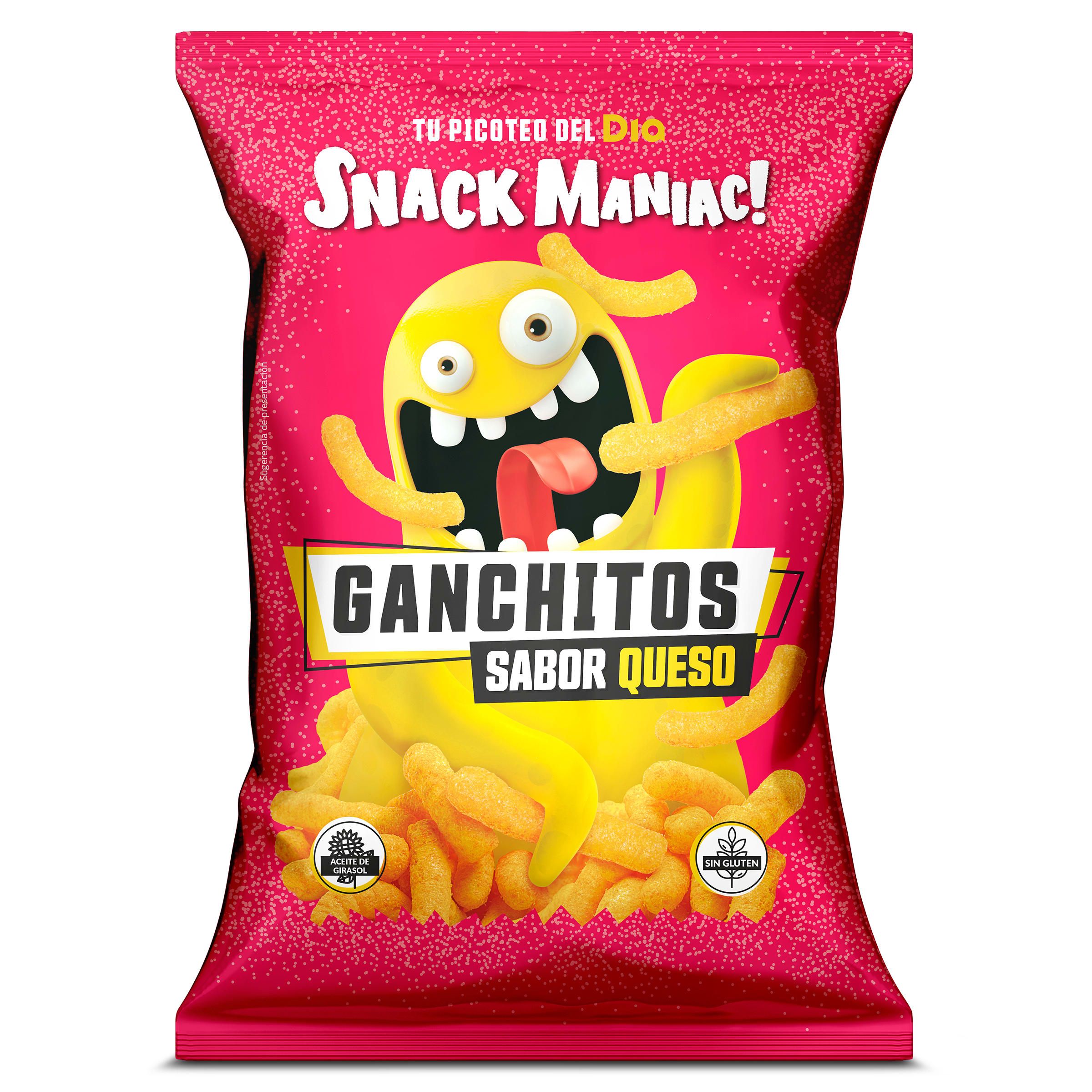 Ganchitos sabor queso Dia Snack Maniac 80 g