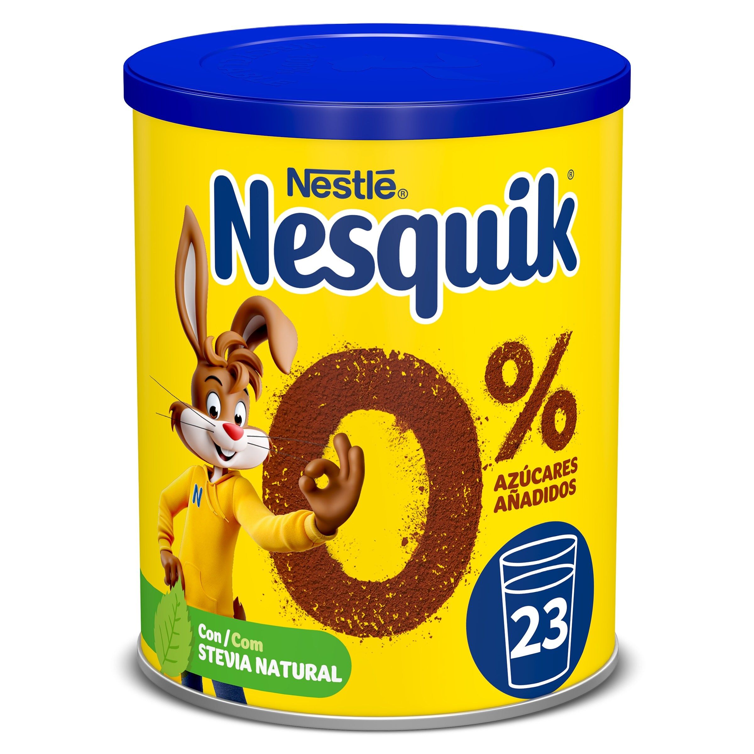 Cacao soluble instantáneo 0% azúcares añadidos Nesquik 320 g