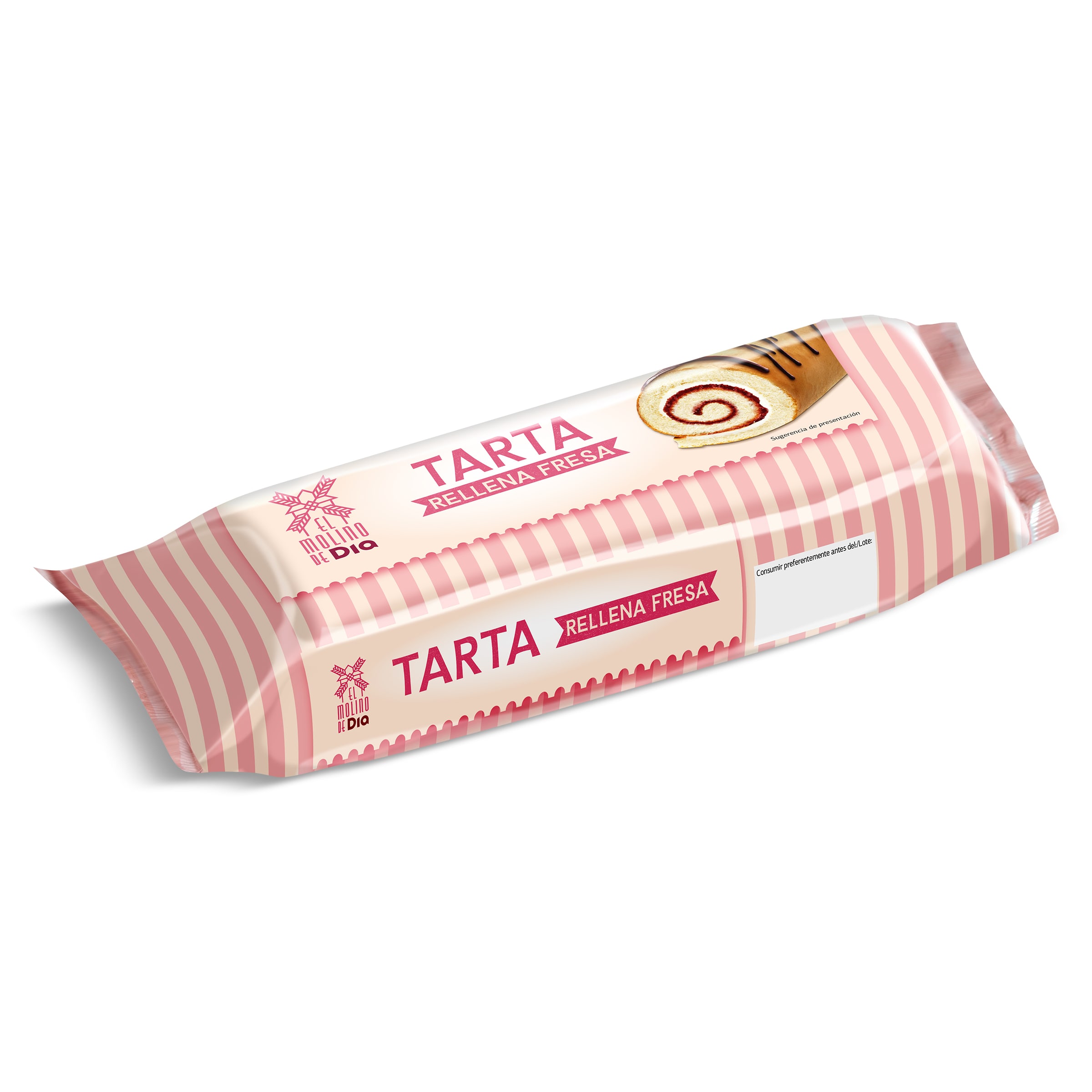 Brazo relleno de fresa El molino de Dia bolsa 300 g