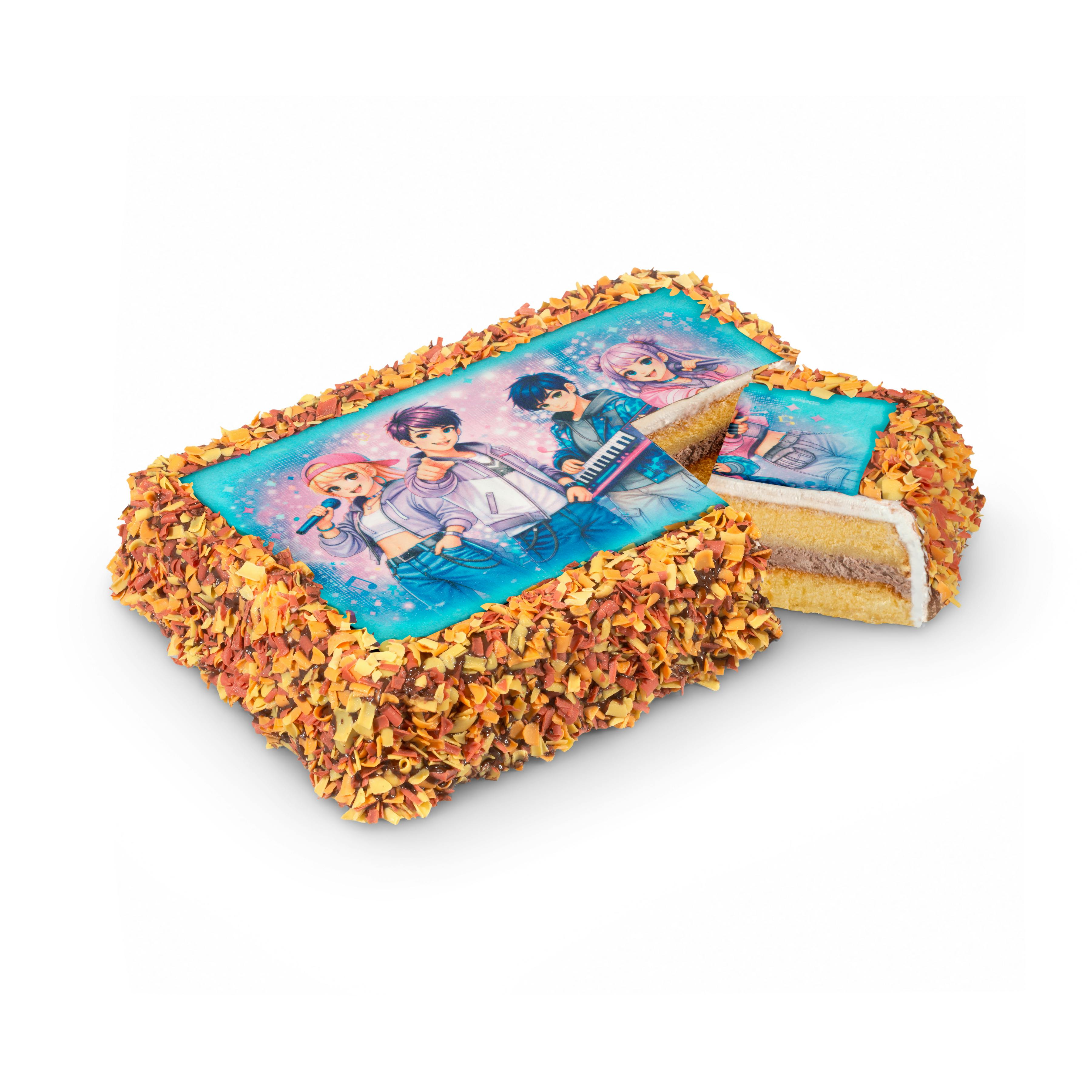 Tarta infantil cantantes Hacendado congelada