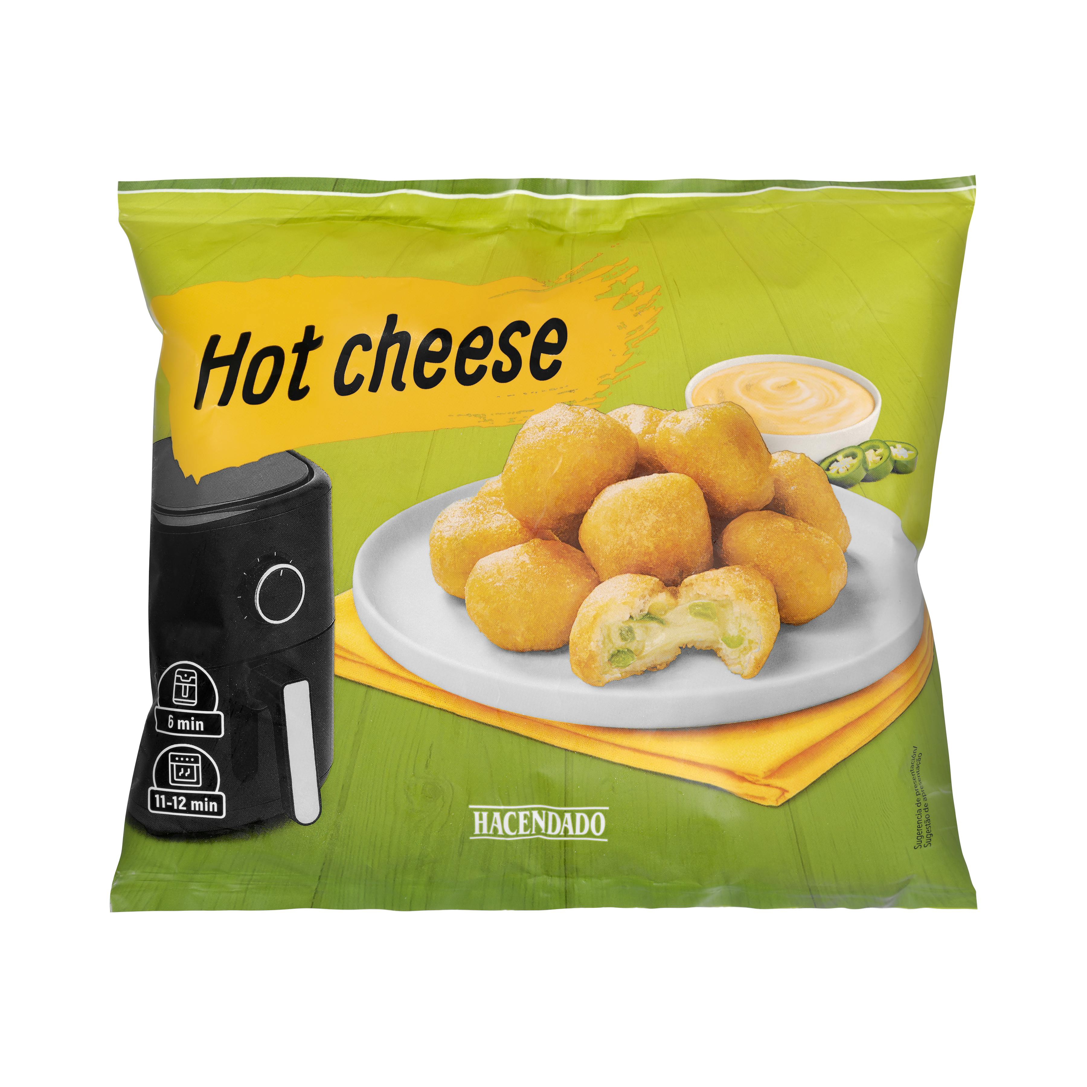 Bocaditos de queso y chile Hot Cheese Hacendado ultracongelados