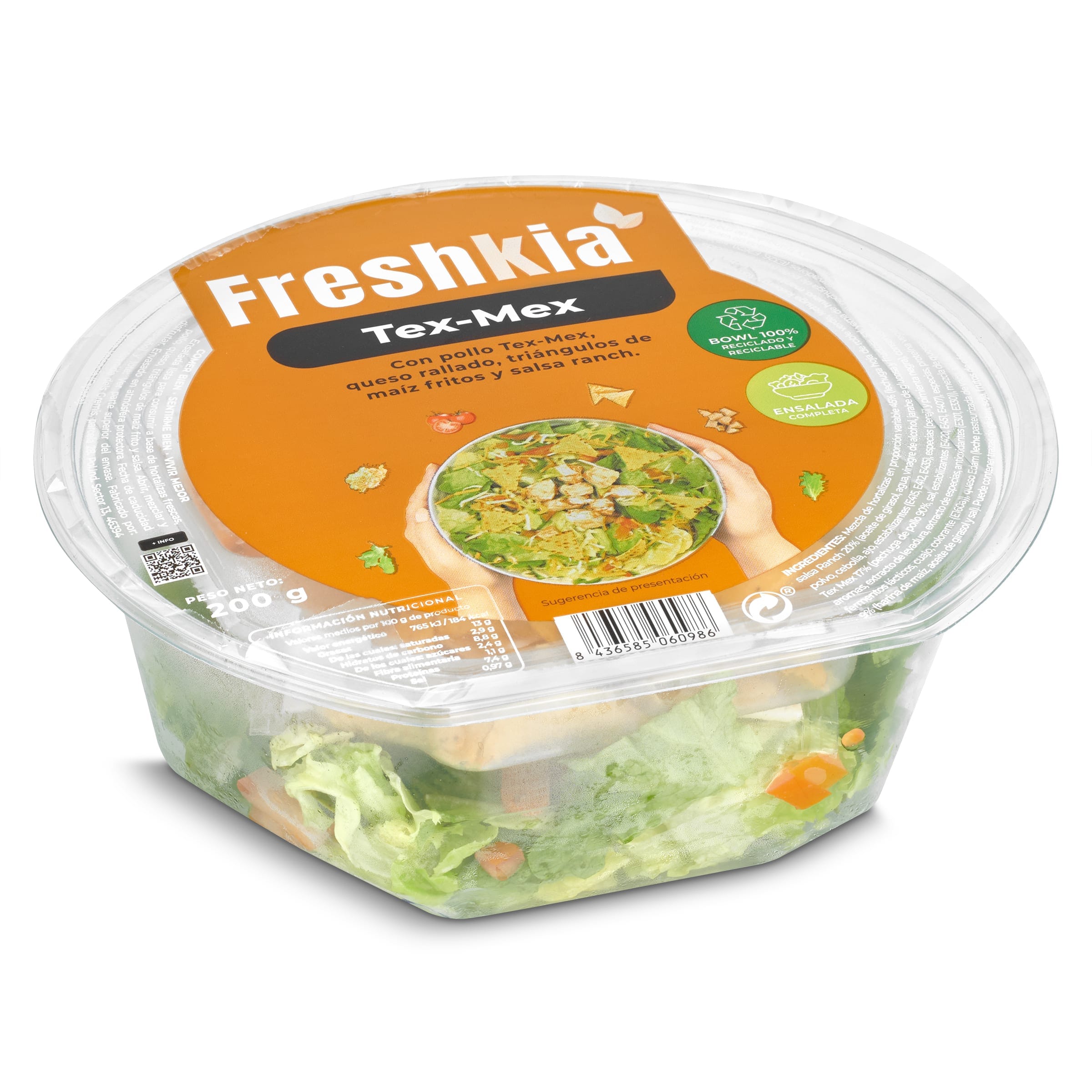 Ensalada tex-mex Freshkia 200 g