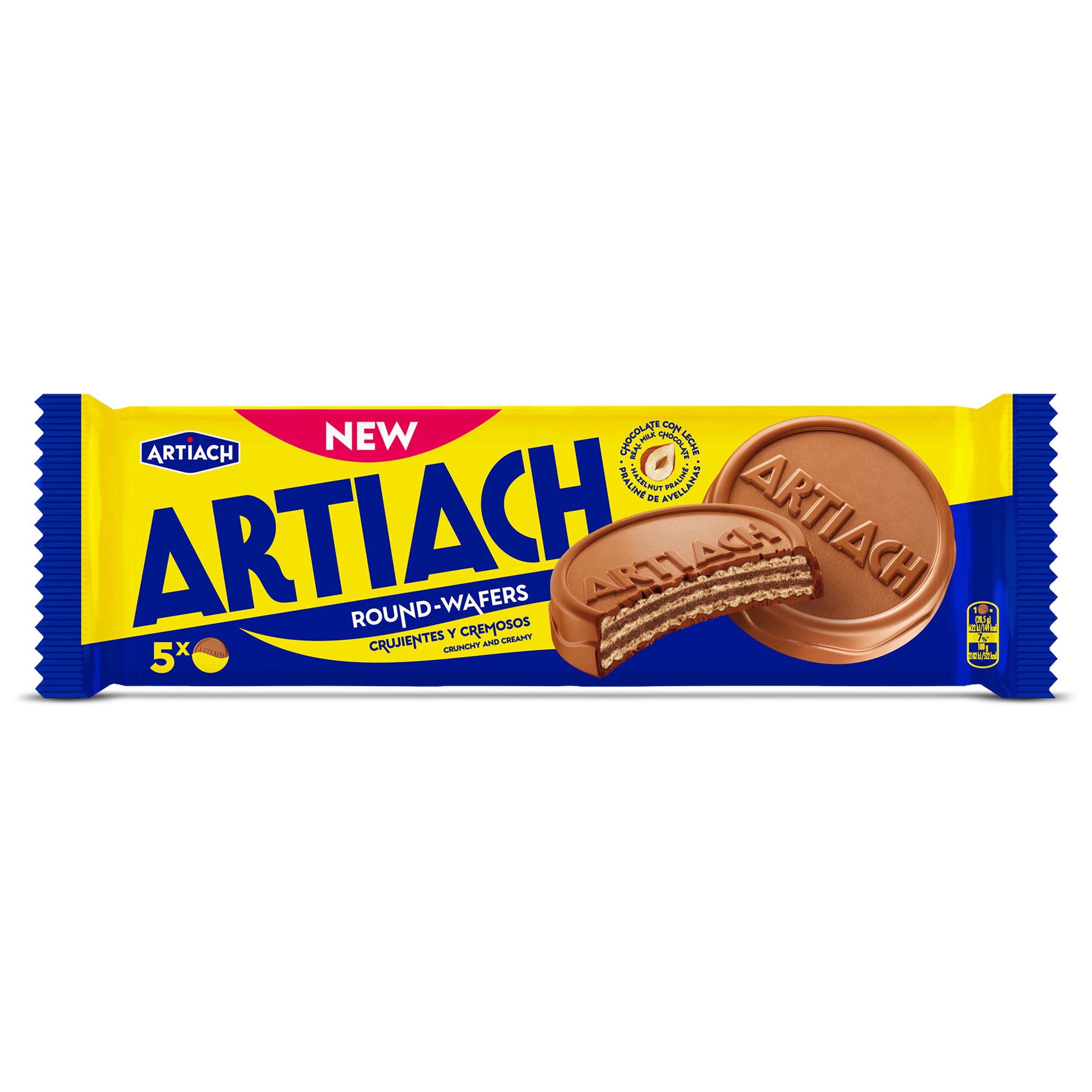 Galletas wafers chocolate con leche Artiach 142 g