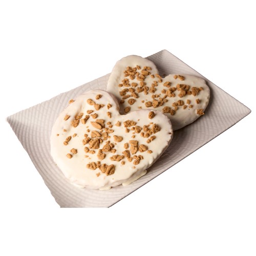 Palmera blanca con crumble 2 uds, 240 g.