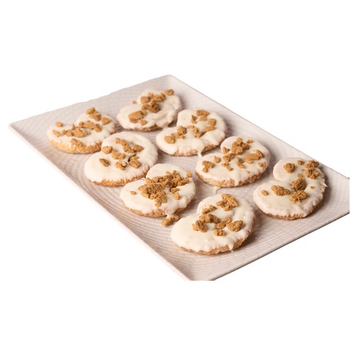 Palmerita de chocolate blanco con crumble 8 uds, 270 g.