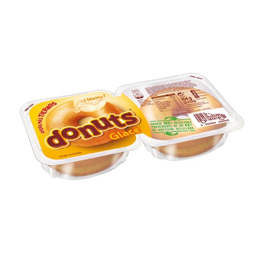 DONUTS GLACÉ Rosquillas de azúcar 2 uds 104 g.