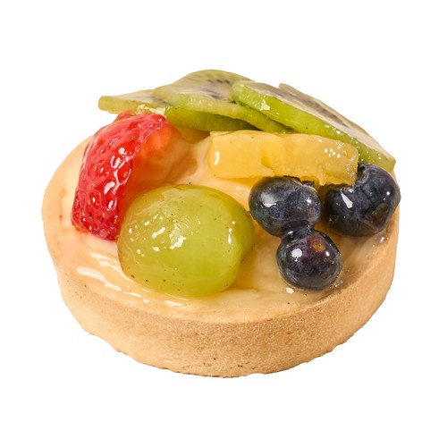 Tartaleta con nata y frutas 65 g.