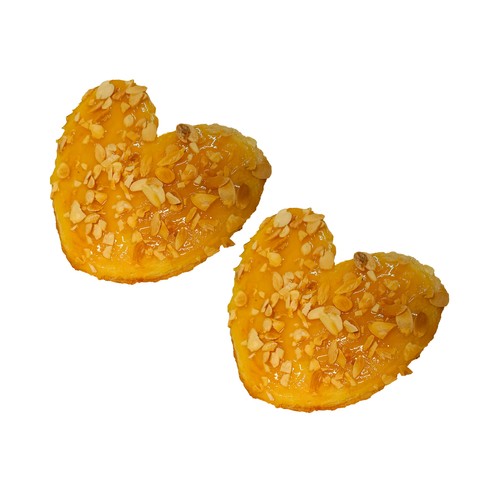 Palmera de yema con almendra 2 uds, 240 g.