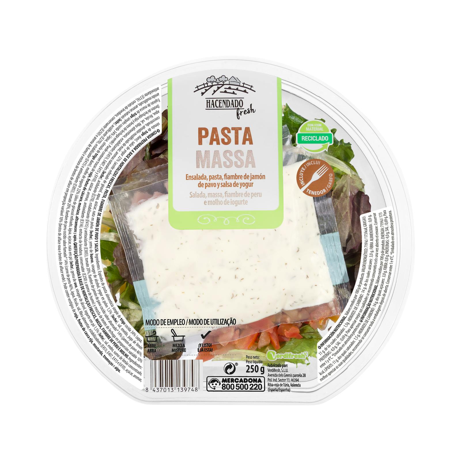 Ensalada de pasta
