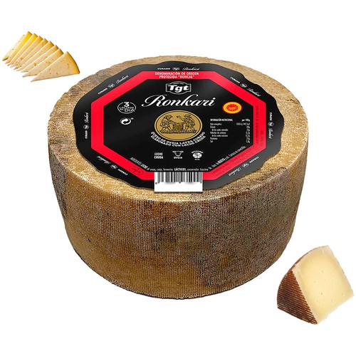 Queso DOP roncal viejo leche cruda RONKARI.