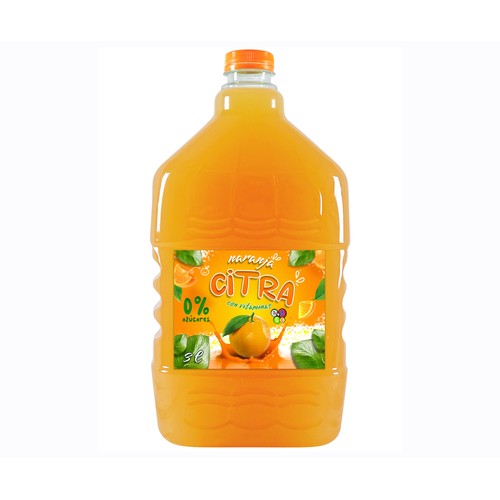 CITRA Refresco vitaminado de naranja 3 L.