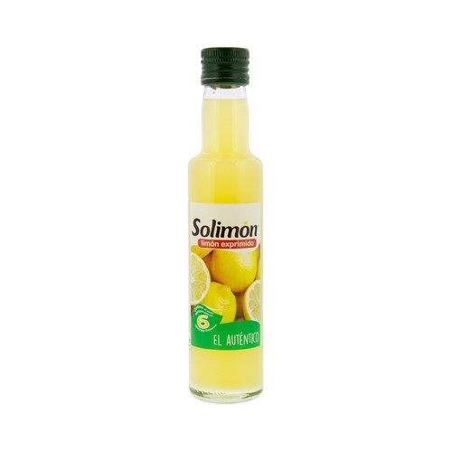 Zumo de limón exprimido SOLIMON 250 ml.