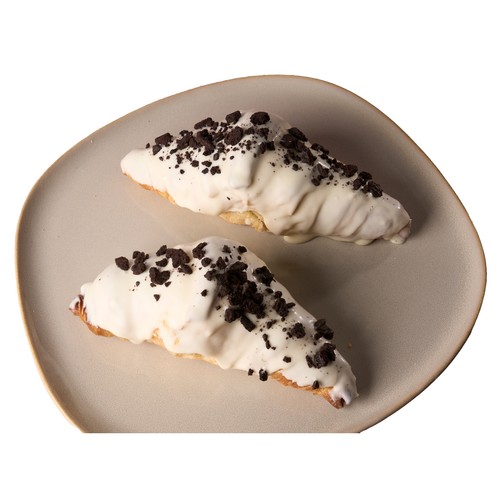 Croissant blanco con cramble de cacao 2 uds.