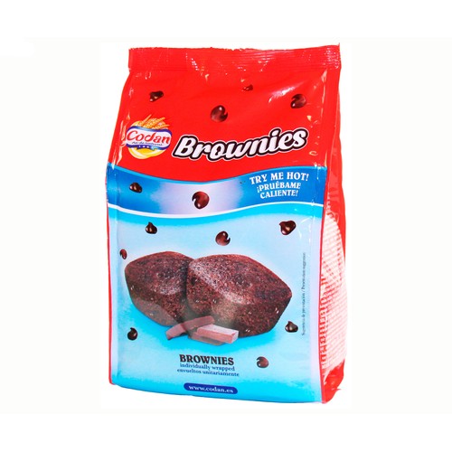 CODAN Mini magdalenas brownie 200 g.